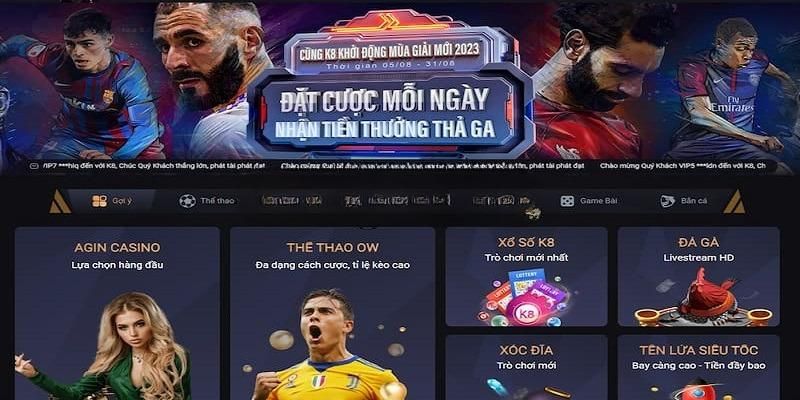 K8 trang web cá cược bóng đá trực tuyến top 1 hiện nay