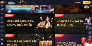 Hoàn Trả Thể Thao K8 1% Cùng Vô Vàn Quà Tặng Hấp Dẫn